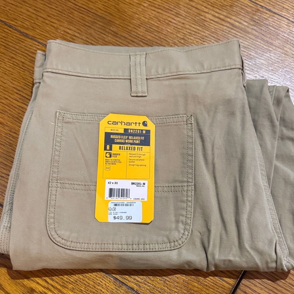 Carhartt Rugged Flex Tan Work Pants